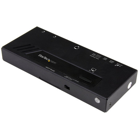 STARTECH.COM 2-Port 4K HDMI switch with fast switching and auto-sensing VS221HD4KA